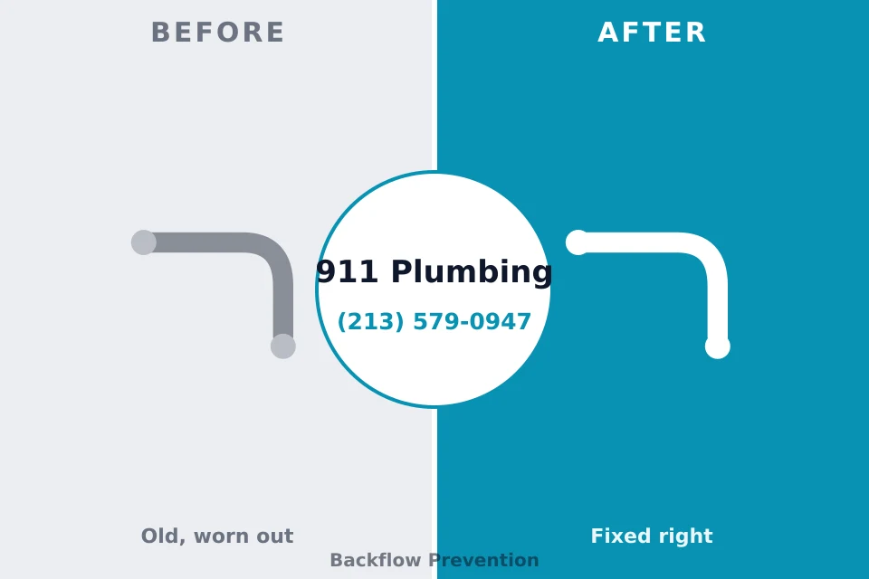 Before and after: plumbing repair Adamsville, TN